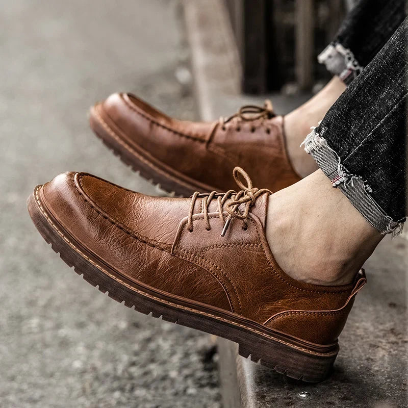 Trenton Leather Shoes — Allyours Closet (view 3)
