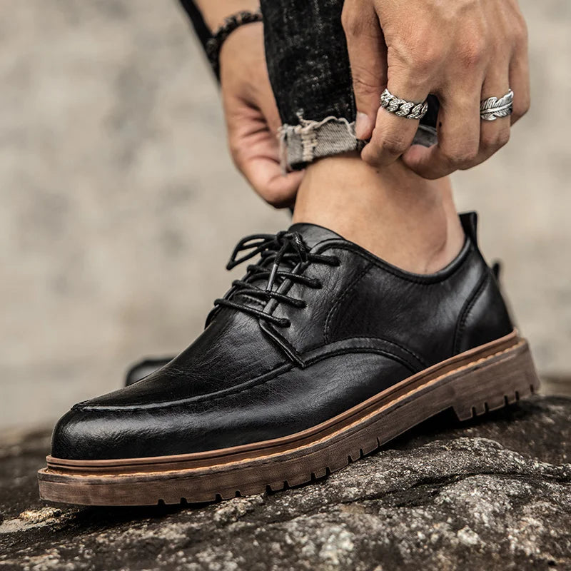 Trenton Leather Shoes — Allyours Closet (view 5)