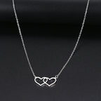 Heartlock Necklace — Allyours Closet (view 3)