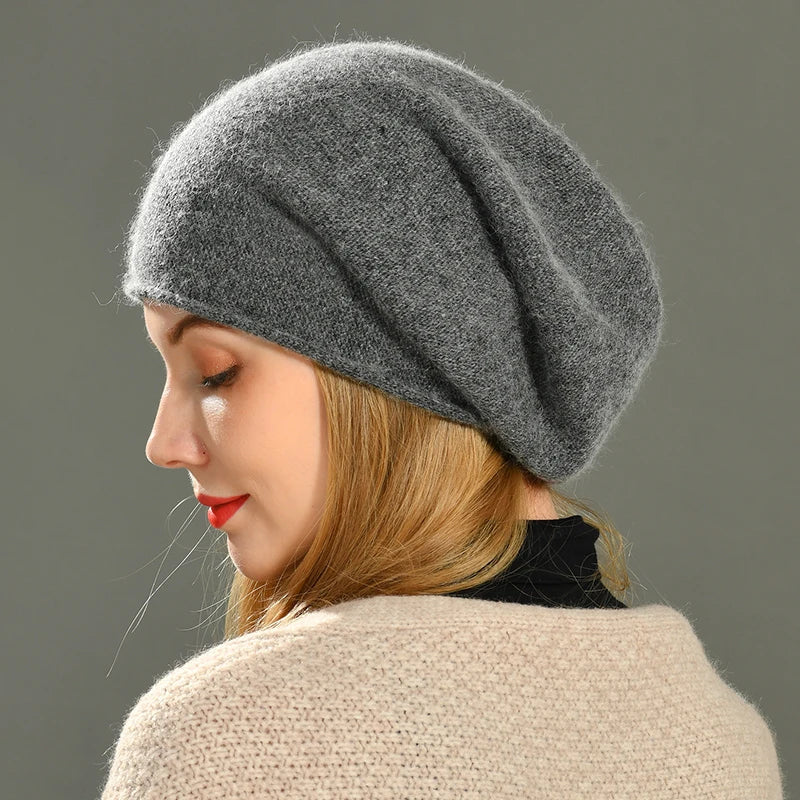 Amara Cashmere Beanie — Allyours Closet (view 2)