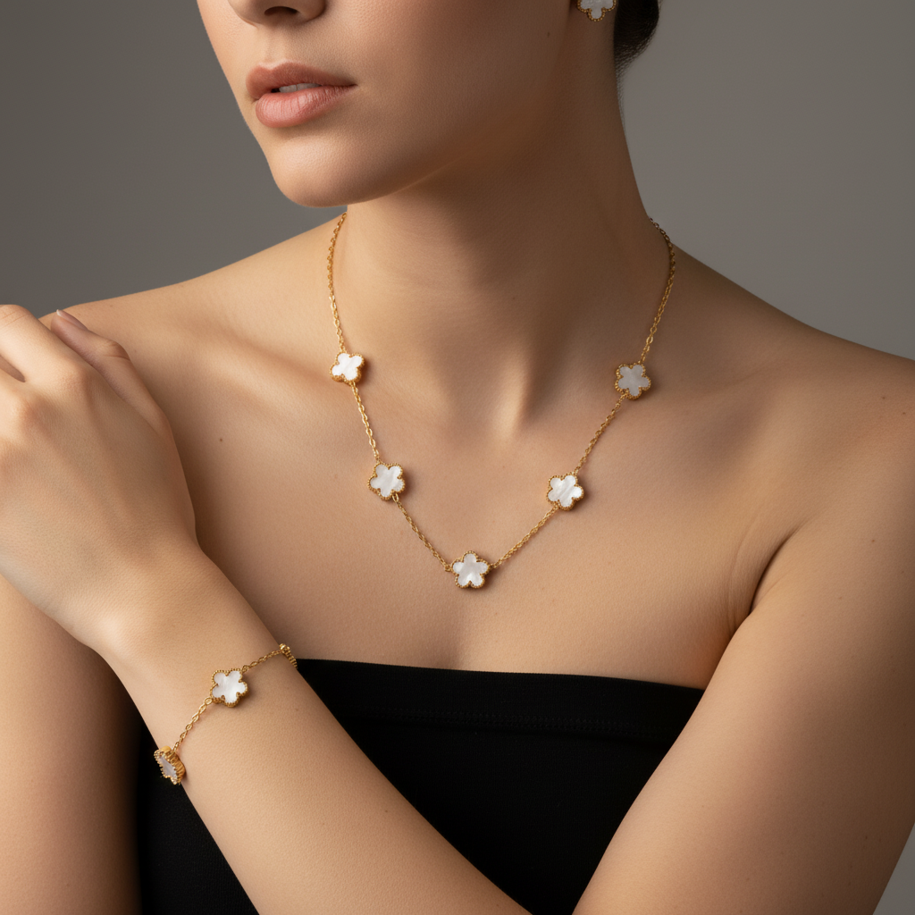 Petal Grace Jewelry Set — Allyours Closet (view 2)