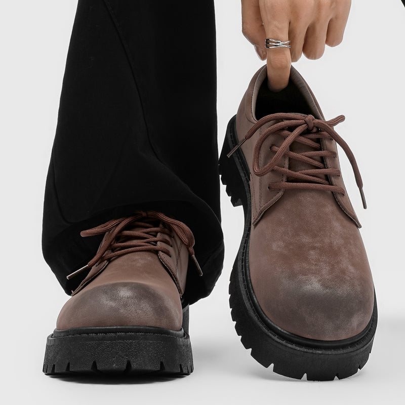 Foundry Suede Derby Shoes — Allyours Closet (view 4)