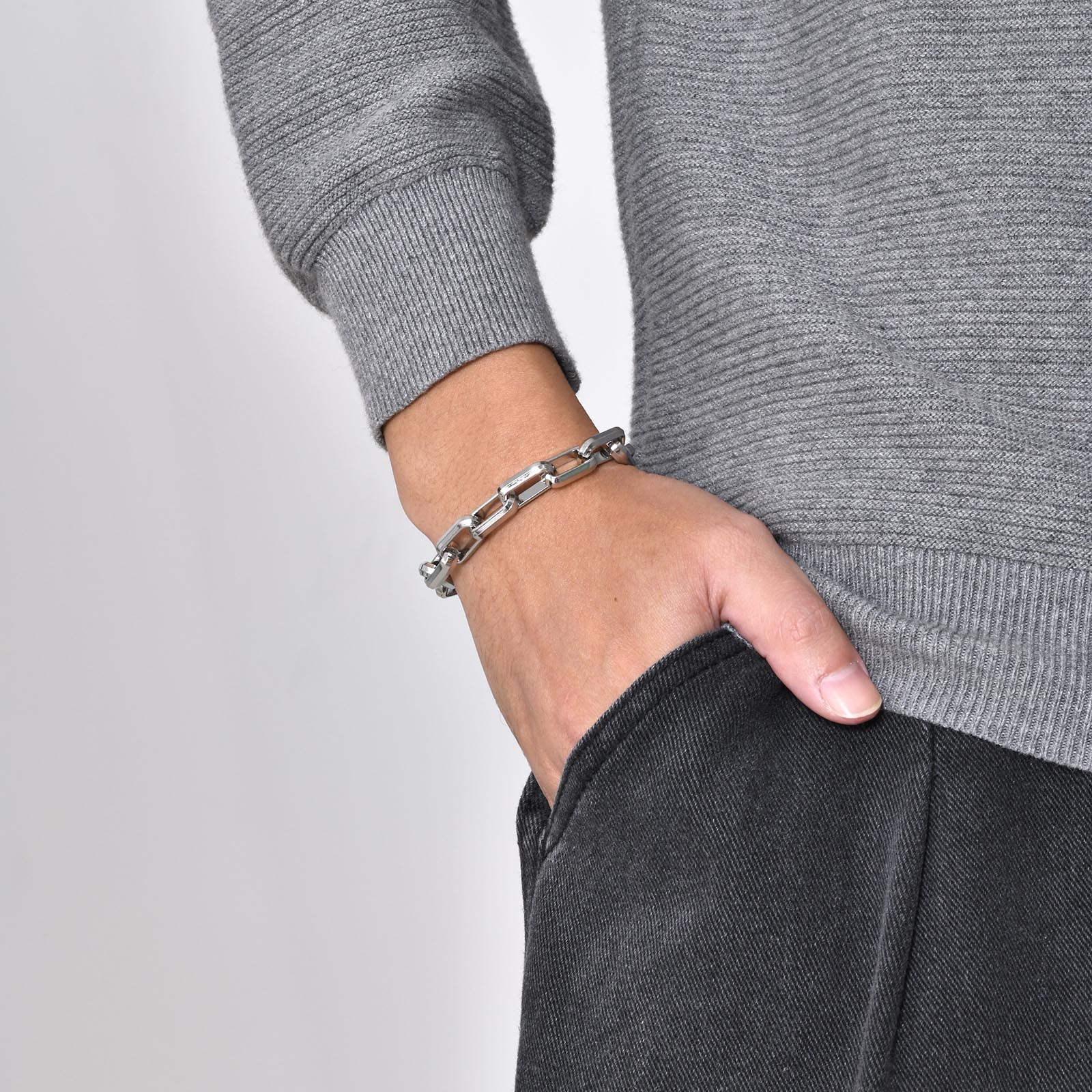 Orion Steel Bracelet — Allyours Closet (view 4)