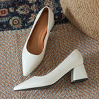 Orlena Leather Heels — Allyours Closet (view 2)