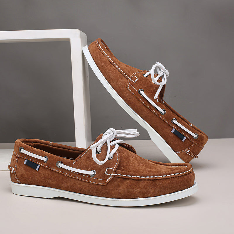 Cape Suede Boat Shoes — Allyours Closet