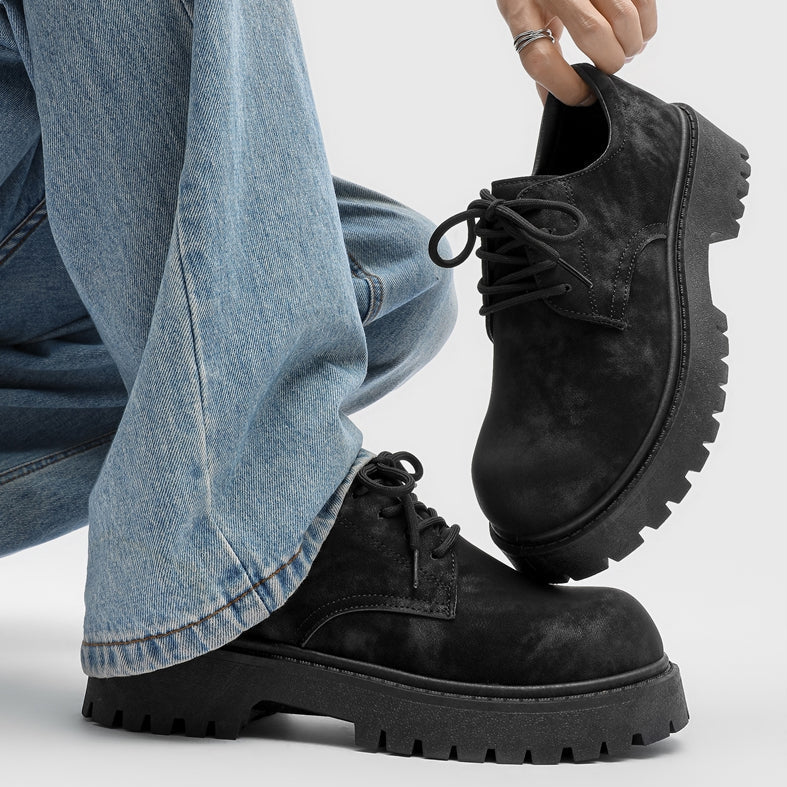 Foundry Suede Derby Shoes — Allyours Closet (view 8)