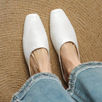 Ariana Leather Mules — Allyours Closet (view 8)