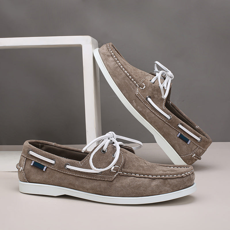 Cape Suede Boat Shoes — Allyours Closet (view 5)