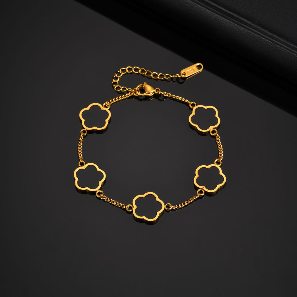 Laurent Steel Bracelet — Allyours Closet (view 6)