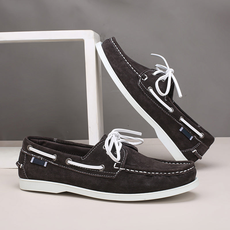 Cape Suede Boat Shoes — Allyours Closet (view 11)
