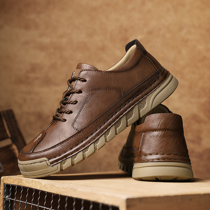 Frontier Leather Sneakers — Allyours Closet (view 3)