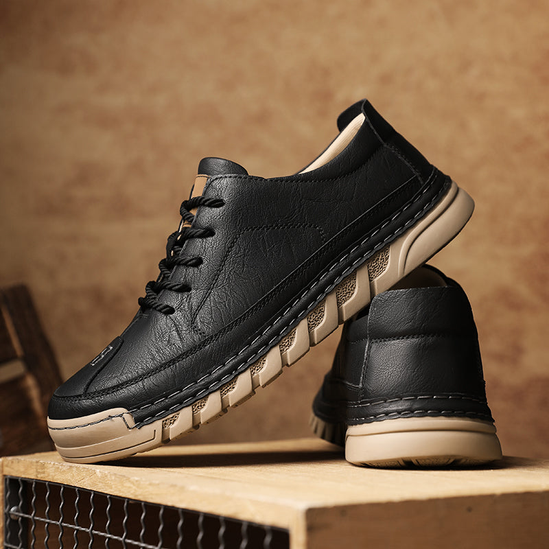 Frontier Leather Sneakers — Allyours Closet (view 9)