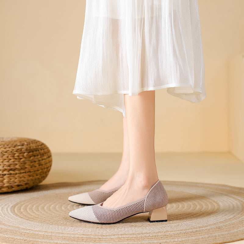 Ardena Knit Heels — Allyours Closet (view 11)
