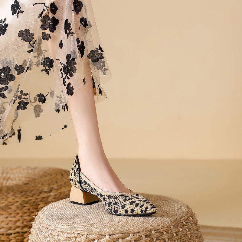 Ardena Knit Heels — Allyours Closet (view 7)