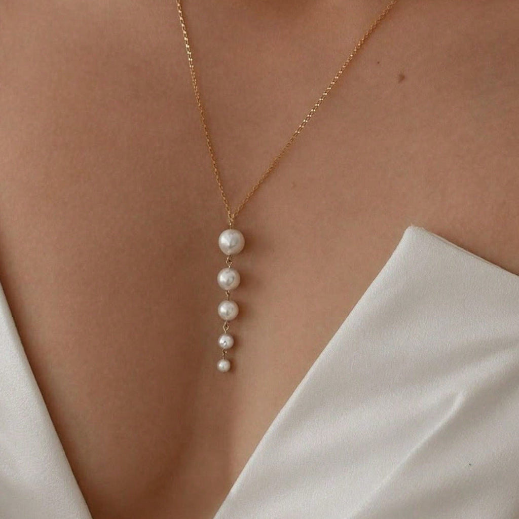 Roselle Pearl Necklace — Allyours Closet (view 7)