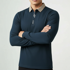 Portofino Long-Sleeve Polo Shirt — Allyours Closet (view 7)