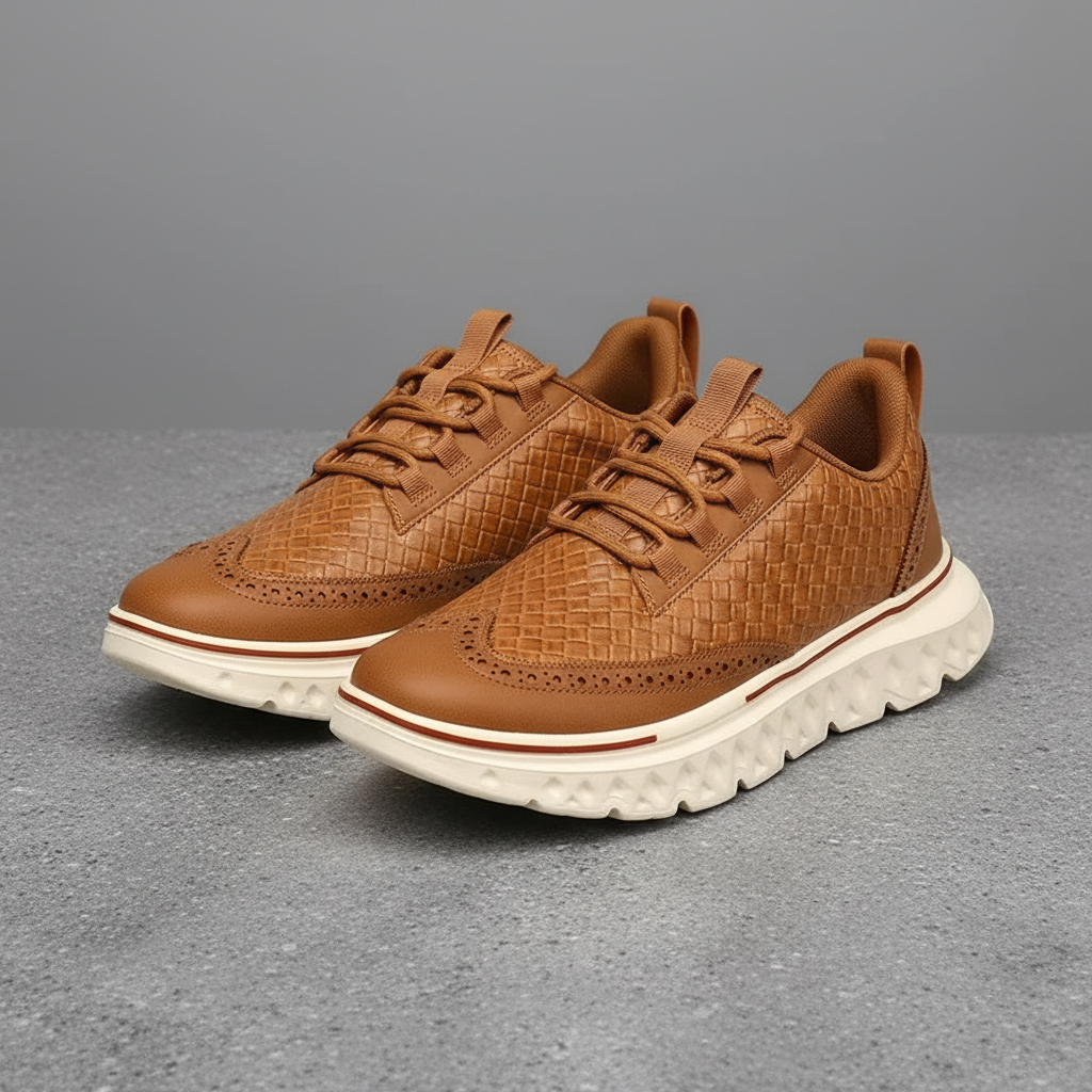 Forge Leather Sneakers — Allyours Closet (view 6)