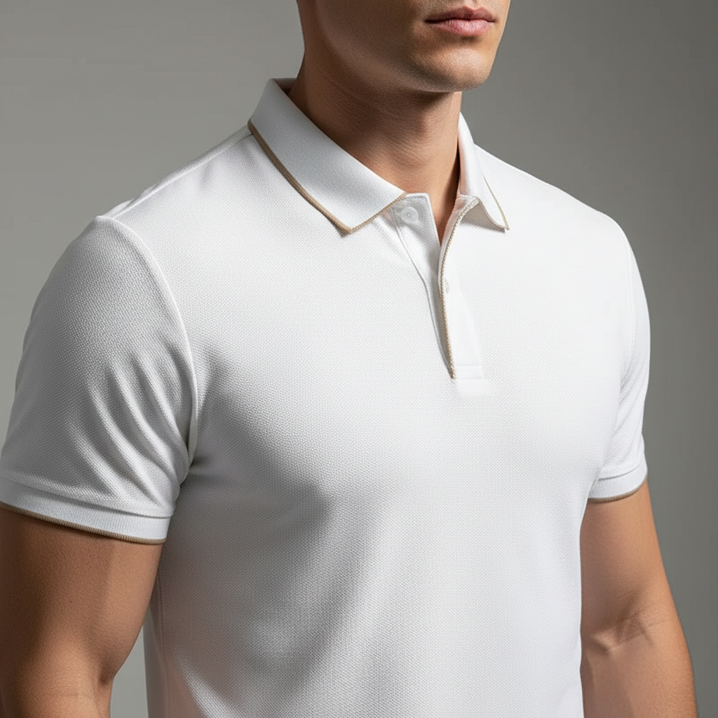 Division Knit Polo — Allyours Closet (view 3)