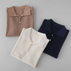 Estate Knit Polo — Allyours Closet (view 11)