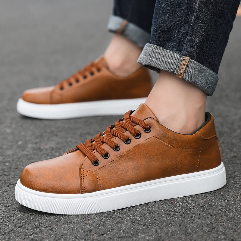 Marcello Leather Sneakers — Allyours Closet