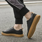 Metro Drift Leather Sneakers — Allyours Closet (view 8)
