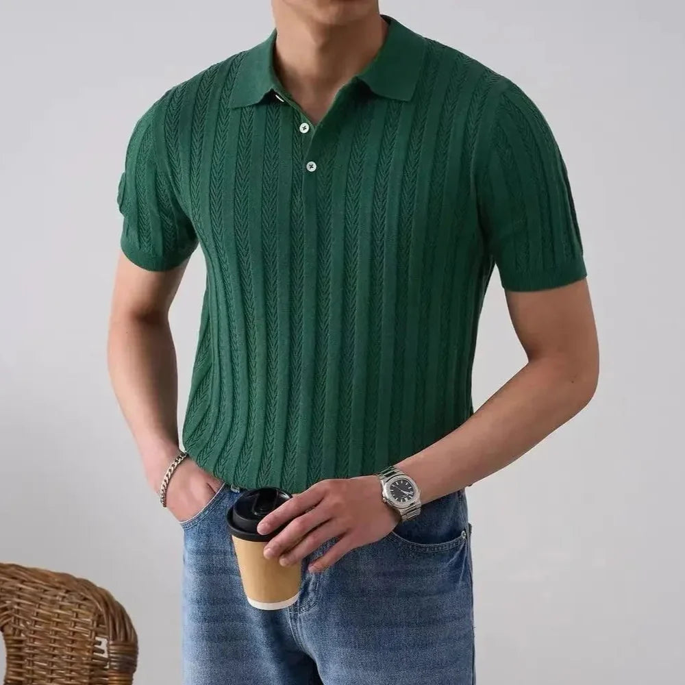 Fairmont Knit Polo — Allyours Closet (view 5)