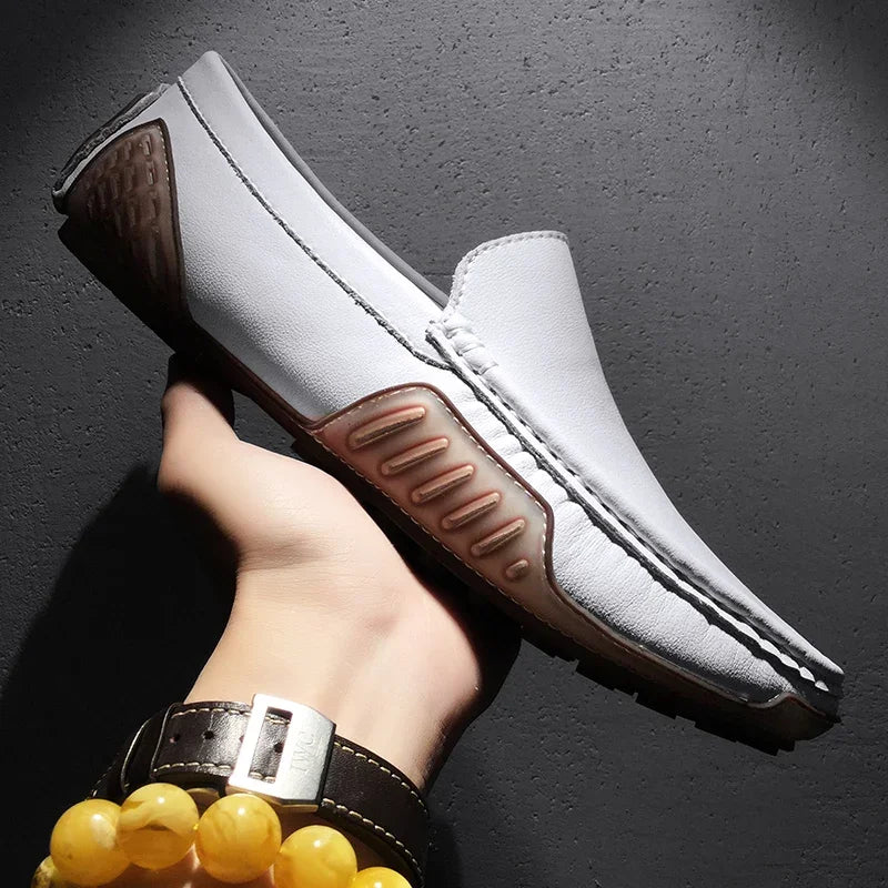 Iman Marco Leather Loafers — Allyours Closet (view 6)