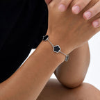Laurent Steel Bracelet — Allyours Closet (view 3)