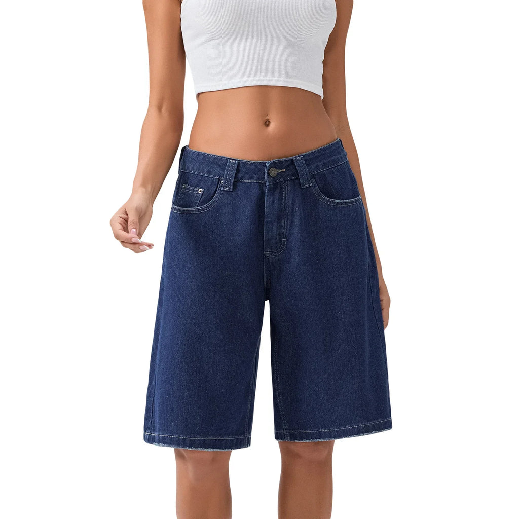 90's Low Rise Jean Shorts — Allyours Closet (view 8)
