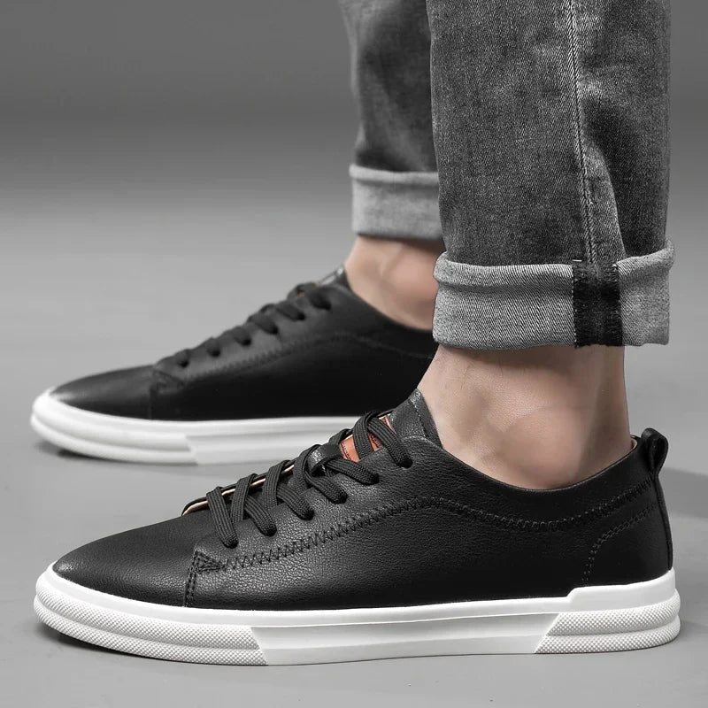 Cassian Leather Sneakers — Allyours Closet (view 9)