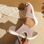 Positano Orthopedic Knit Sandals — Allyours Closet (view 5)