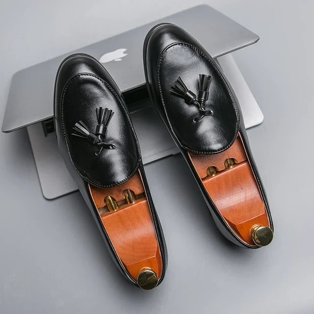 Raffaello Leather Loafers — Allyours Closet (view 5)