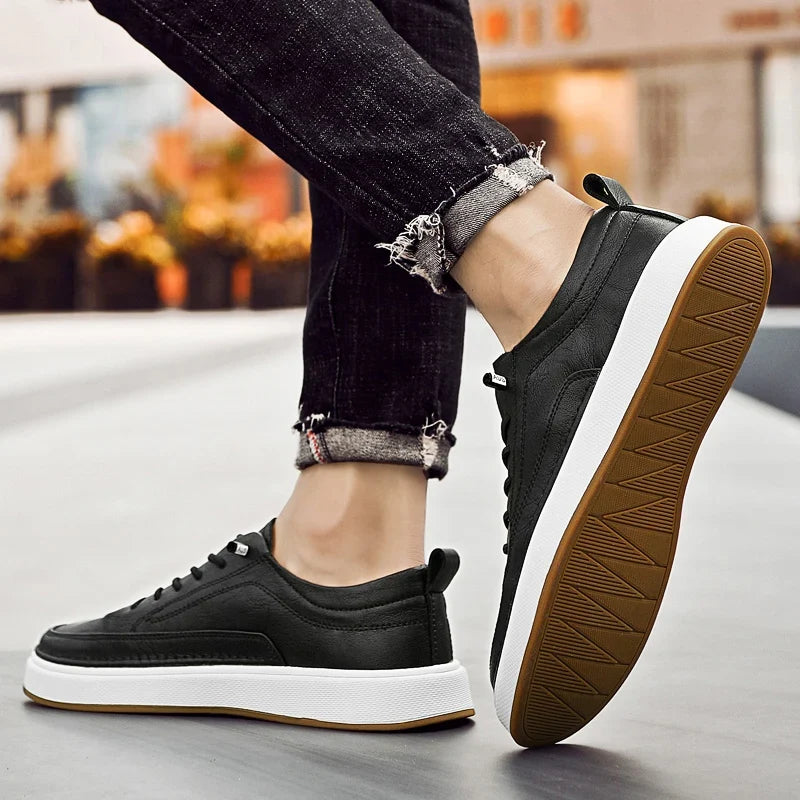 Rowan Leather Sneakers — Allyours Closet (view 10)