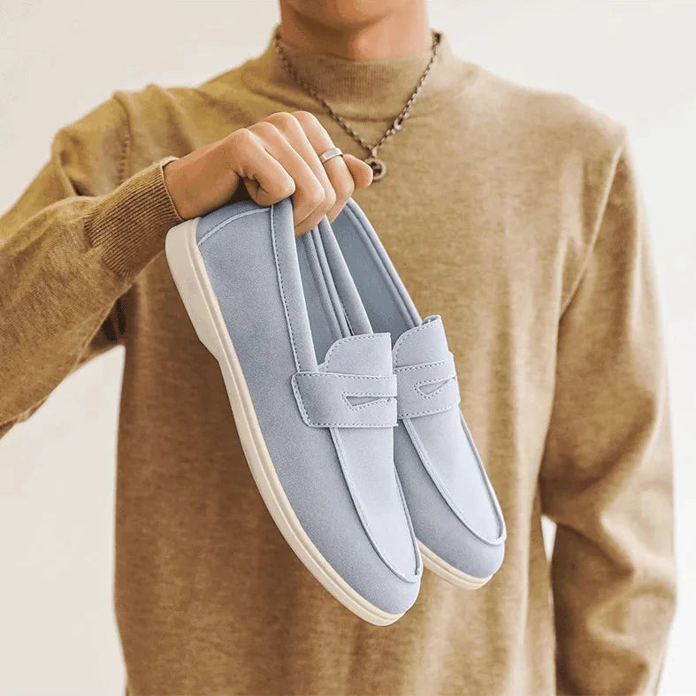 Elio Bay Suede Loafers — Allyours Closet (view 3)