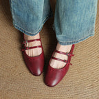 Hilton Leather Flats — Allyours Closet (view 3)