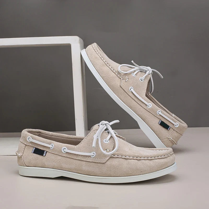 Cape Suede Boat Shoes — Allyours Closet (view 8)