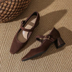 Capri Suede Heels — Allyours Closet (view 11)