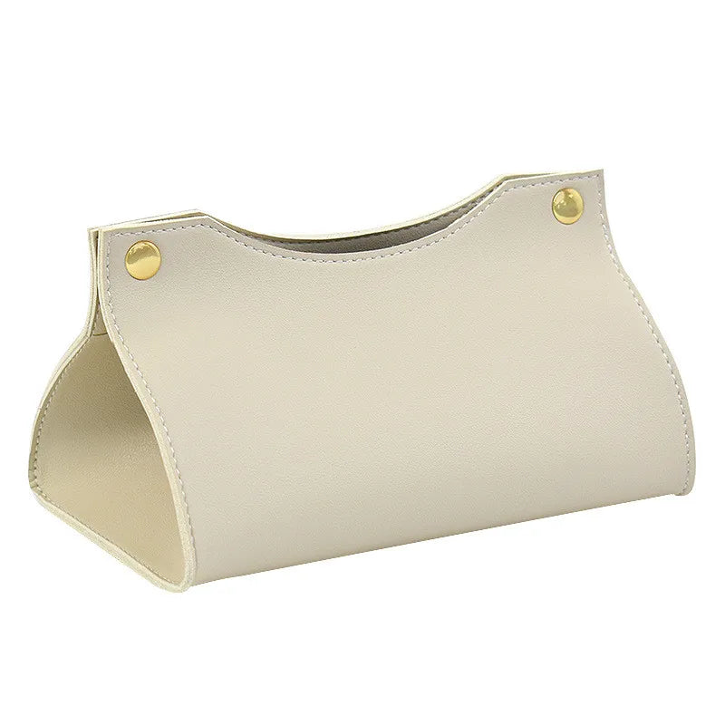 Luxe Leather Tissue Box Cover — Allyours Closet (view 12)