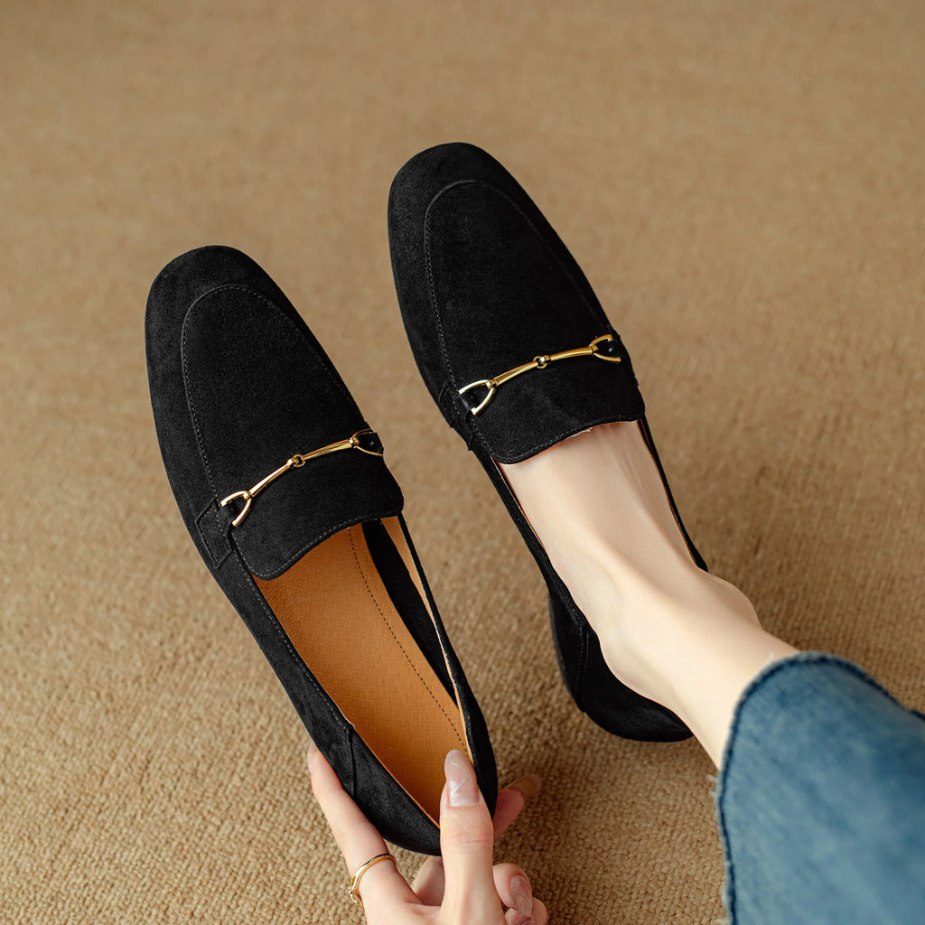 Maristelle Suede Loafers — Allyours Closet (view 9)