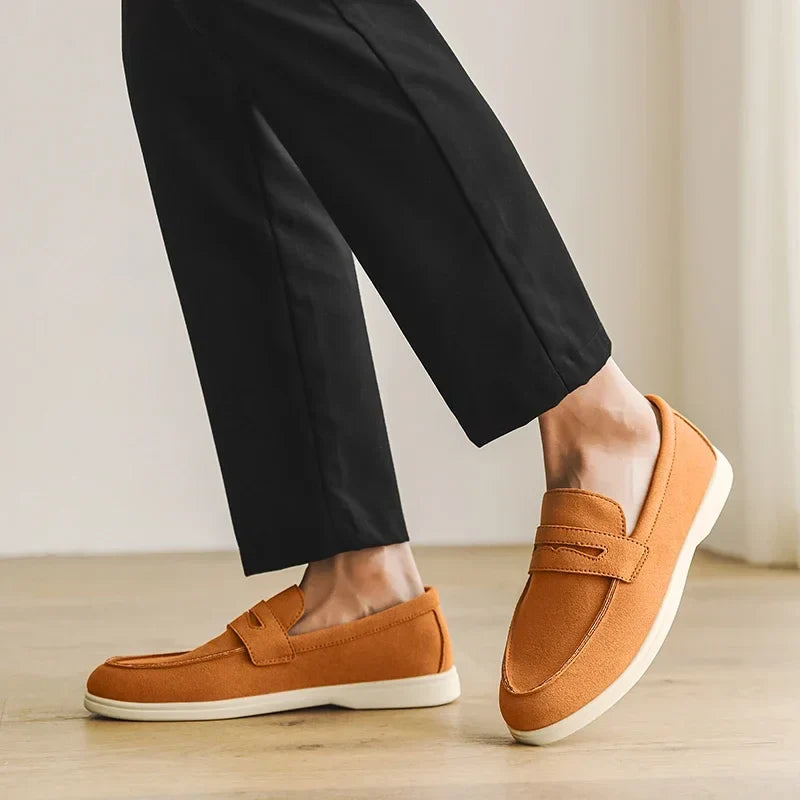 Elio Bay Suede Loafers — Allyours Closet (view 6)