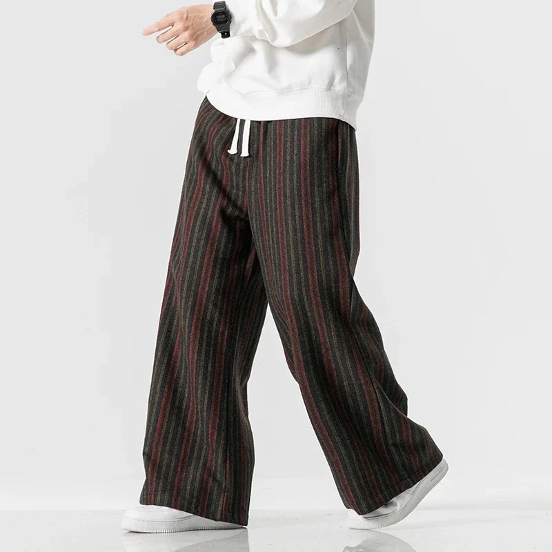 Calder Striped Trousers — Allyours Closet (view 4)