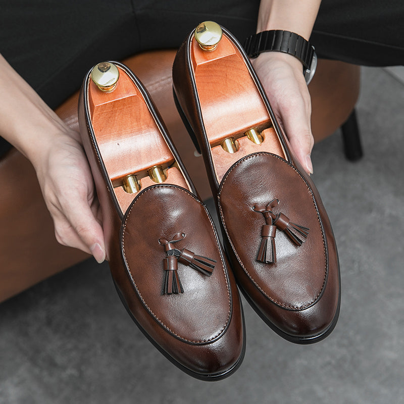 Raffaello Leather Loafers — Allyours Closet (view 2)