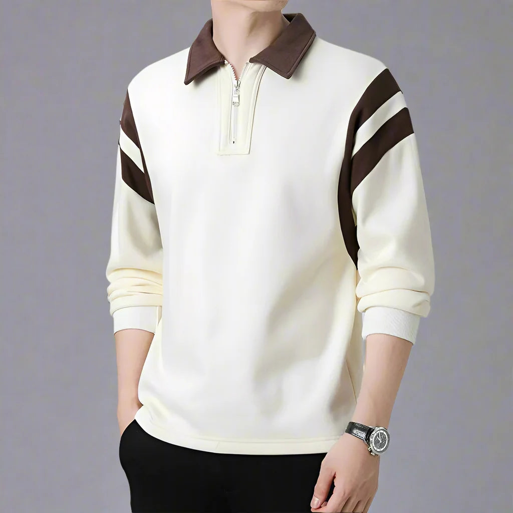 Cambridge Long-Sleeve Polo — Allyours Closet (view 4)