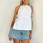 Elara Bow Tank Top — Allyours Closet (view 5)
