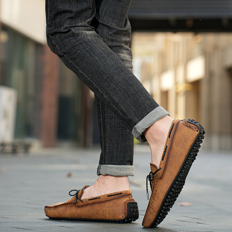 Castello Leather Loafers — Allyours Closet (view 6)