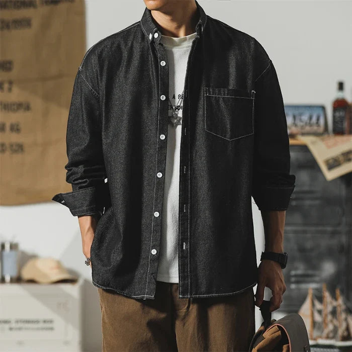 Carter Denim Shirt — Allyours Closet (view 6)