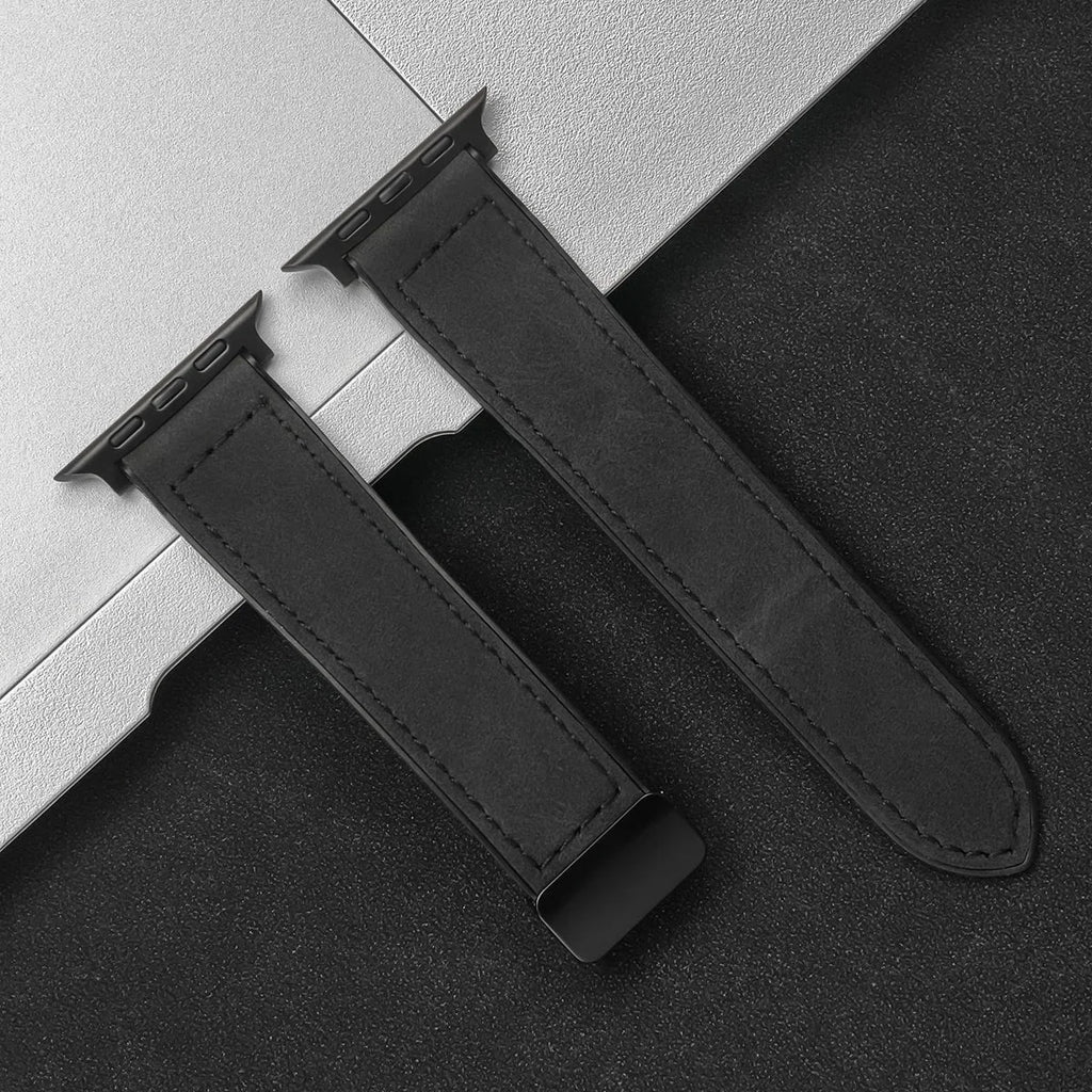 Orion Leather Apple Watch Band — Allyours Closet (view 7)