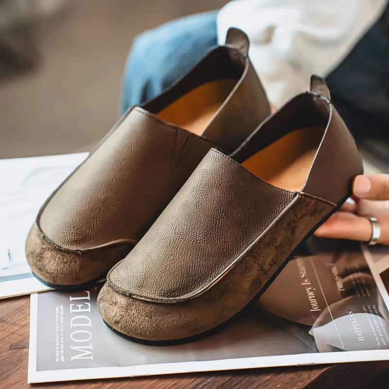 Bergamo Leather Loafers — Allyours Closet