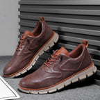 Crest Leather Sneakers — Allyours Closet (view 4)