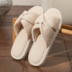 Fiora Plush Slippers — Allyours Closet (view 5)